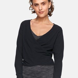 Outdoor Voices TissueWeave Wrap Top